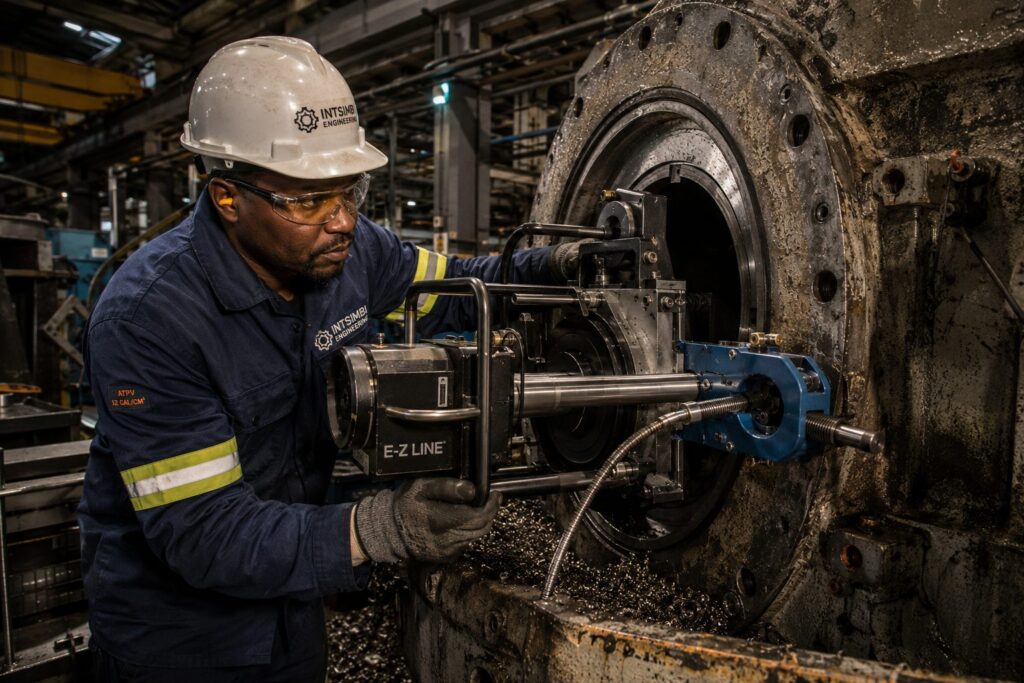 Line boring & press maintenance